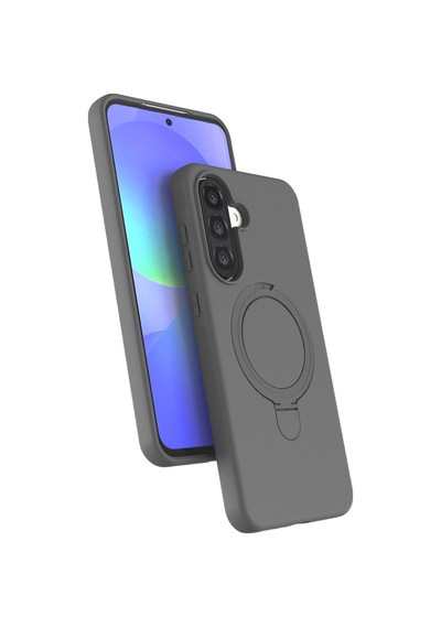 Samsung Uyumlu Galaxy A26 Uyumlu Regal Magsafe Standlı Kapak - Titan Gri
