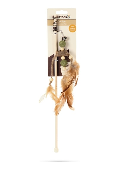 Hnrlıshp Beeztees Kedi Oltası, Tüylü Matatabi Ve Kediotu Topları Uc, 40cm