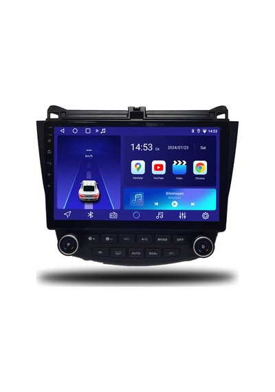 Honda Accord 2003-2008 Uyumlu 8+256 Gb Android Multimedya Sistemi Yazılımsal 9"