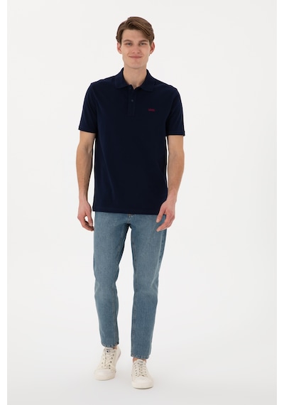 U.S. Polo Assn. Erkek Regular Fit Polo Yaka Lacivert Basic Tişört 50306007-VR033 U.S. Polo Assn. Erkek Regular Fit Polo Yaka Lacivert Basic Tişört 50306007-VR033