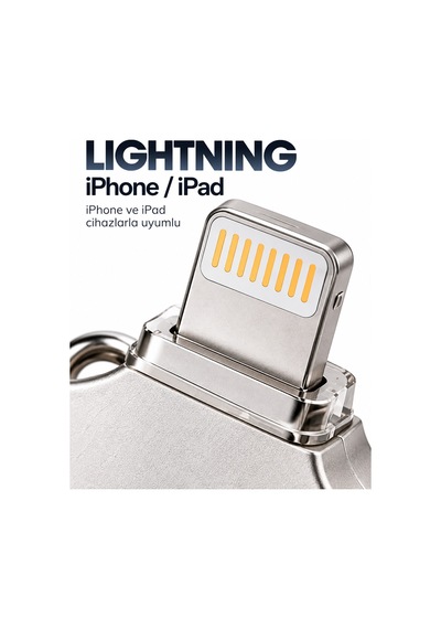 4in1 128gb Flash Bellek Usb Type-c Lightning Microusb Çoklu Girişli Taşınabilir Usb Bellek - Lisinya