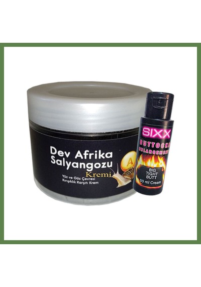 Bezos Bonie Giant 100ml Ksıxx:29 Krem Dev Afrika Salyangozu Anti-aging İle Birlikte + Sıxx Kaıca Sekiııendırme Kremi 60 Ml Hb006