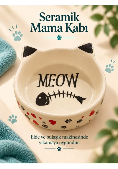 Wpawz Seramik Kedi Ve Köpek Mama Ve Su Kabı 300 Ml. Sevgililer Günü Valentine