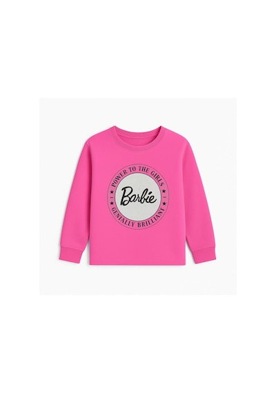 Barbie Kız Çocuk Sweatshirt Pembe
