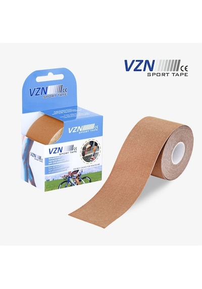 VZN Tape Ten Rengi Kinesio  Bandı 5 Metre X 5 cm