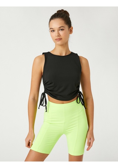 Koton Büzgülü Crop Spor Atlet Bisiklet Yaka Siyah 3wak30144nk 3WAK30144NK999 Siyah Koton Büzgülü Crop Spor Atlet Bisiklet Yaka Siyah 3wak30144nk 3WAK30144NK999 Siyah