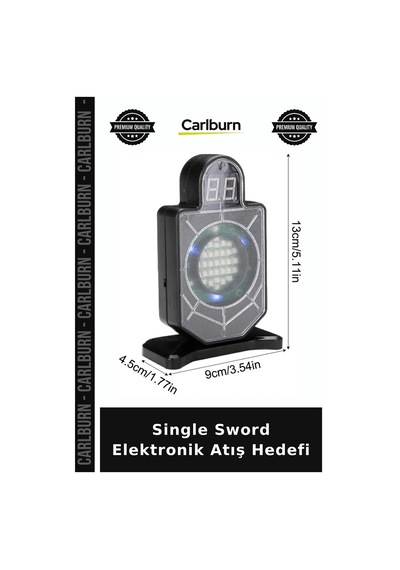 Single Sword Elektronik Atış Hedefi Bireysel Çalışma İç Mekan İsabet Takibi