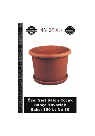 Özel Seri Salon Çocuk Bahçe Yuvarlak Saksı 150 Lt No 30