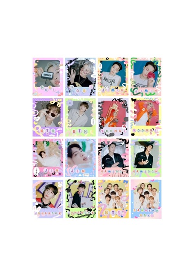 Bts 7 No -kpop- 16 Lı Fotokart Seti