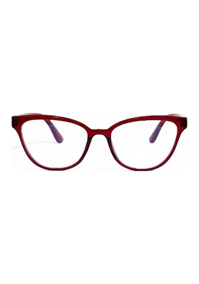 Cat Eye Blue Block Gözlük Optik Uyumlu Koruyucu Desenli