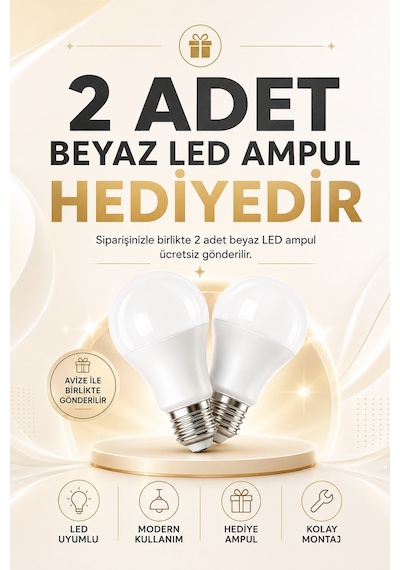 Solea İkili Avize - Gri/siyah - İskandinav Eskit Beton Görünümlü Özel Dokuya Sahip Sarkıt Avize - 25 Cm