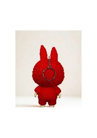 Figür Anahtarlık-labubu Anahtarlık-kırmızı-13 Cm. Kırmızı