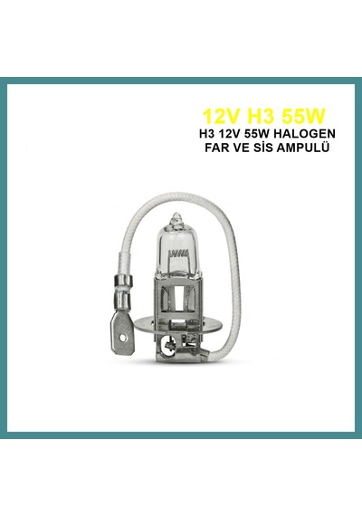 Bezos Trifa H3 Halojen Far Ampülü 12v 55watt Sarı Mac