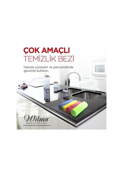 Mikrofiber Temizlik Bezi 24 Adet 30x30 Çok Amaçlı İz Bırakmaz - Renkli Oto, Mutfak Ve Bulaşık Kurulama Bezi 24'l Genel
