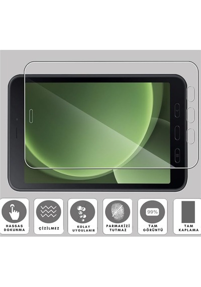 Fuchsia Samsung Uyumlu Galaxy Tab Active 5 X308b İle  Nano Tablet Ekran Koruyucu