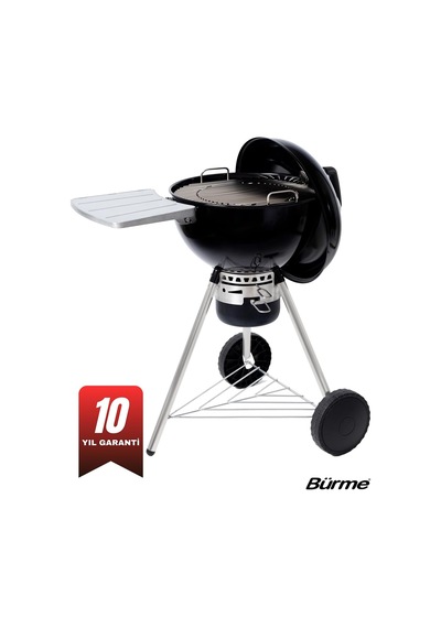 Partner 45.05 Black Masalı Profesyonel Kömürlü Barbekü - Mangal - Bbq Diğer