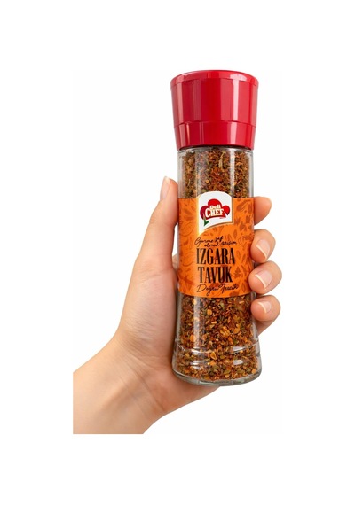 Deli Chef Izgara Tavuk Baharatı 130 G Porselen Değirmen Kapak Tavuk & Izgara Baharat Karışımı