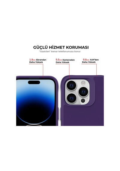 Bix Apple Uyumlu iPhone 14 Pro Max Vortex Magsafe Kılıf Stand Özellikli 3x Korumalı Mikro Fiber İç Yüzey Koyu Mor Bix Apple Uyumlu iPhone 14 Pro Max Vortex Magsafe Kılıf Stand Özellikli 3x Korumalı Mikro Fiber İç Yüzey Koyu Mor