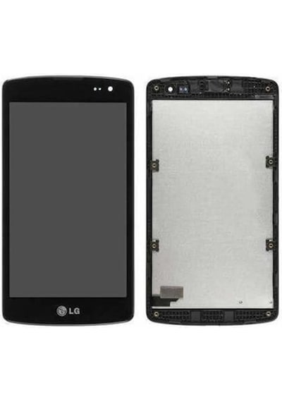 LG Uyumlu L Fino D290 Lcd Ekran Dokunmatik Siyah Çıtalı