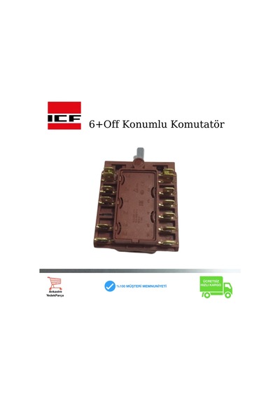 Icf Ankastre Firin Komutatör / Anahtar Şalter  Parça - 368019320