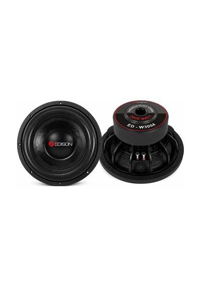 Edison Ed-w3004 30 Cm 800 Rms 2000w Çift Bobin 4+4 Ohm Oto Bass Subwoofer