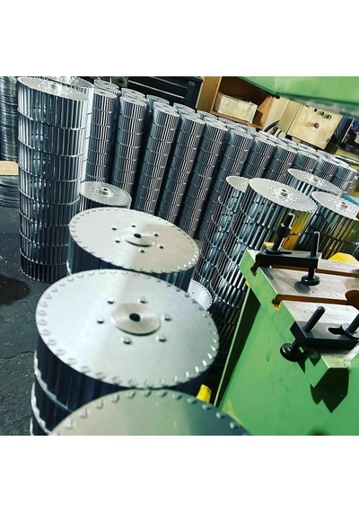 Çap 250 Boy 90 Delik 19 Mm Sol Yön Radyal Fan Pervanesi