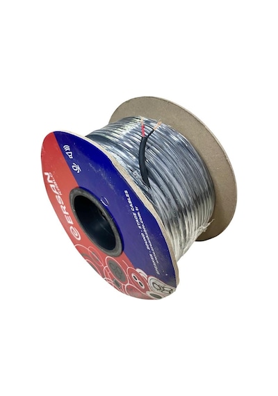 Ersan 2x1.50mm 100metre Bakır Profesyonel Twinax Hoparlör Seslendirme Kablosu