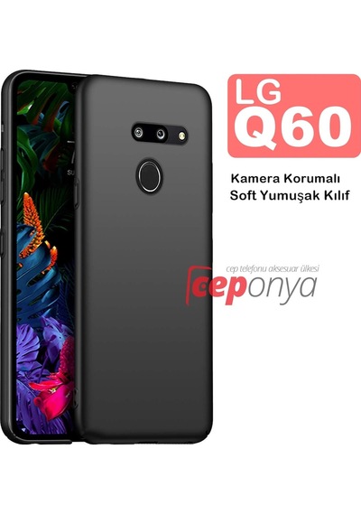 LG Uyumlu Q60 Kamera Korumali Kaliteli Soft Silikon Kilif 380371740