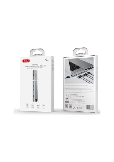 4k Hdmı Ve Ethernet Girişli 100w Pd Şarj Destekli Alüminyum Usb-c Hub Çoklayıcı