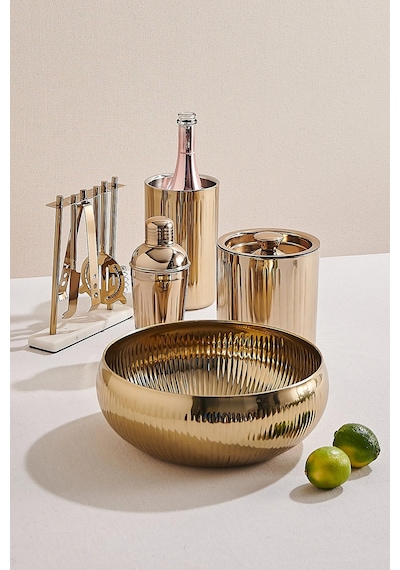 Paşabahçe Glitter Buz Kovası Gold