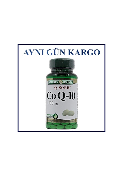 Natures Bounty Coq 10 Koenzim Q10 100 Mg 60 Softgels