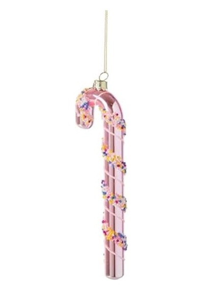 Candy Ağaç Süsü 20cm Açık Ahşap