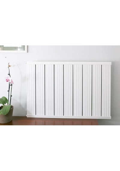 Alüminyum Panel Radyatör Ekol Model 600 Mm X 1000 Mm Ral 9010 Kırık Beyaz