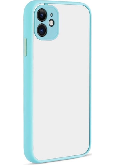 Apple Uyumlu iPhone 11 Kılıf Zore Hux Düğme Ve Kapak Zıt Renk Kılıf