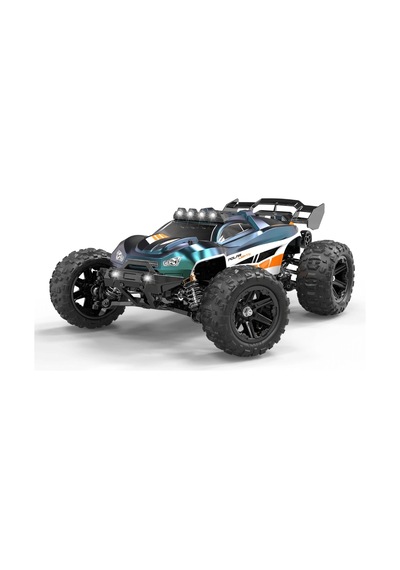 Fırçasız Motorlu, 2.4 Ghz, Uzaktan Kumandalı, 1:14 Ölçekli Araba Mavi-beyaz Karışık