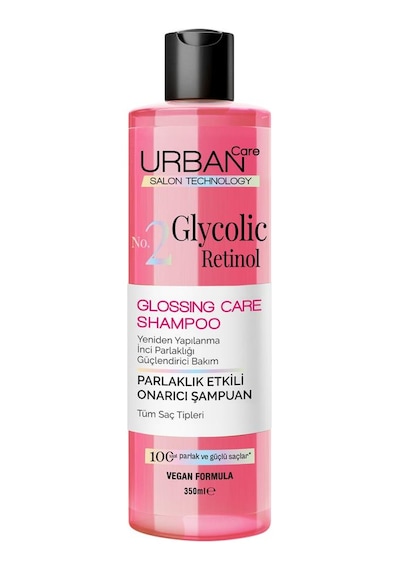 Urban Care Glycolic Retinol Parlaklık Etkili Onarıcı Saç Bakım Şampuanı-350ml-gloss