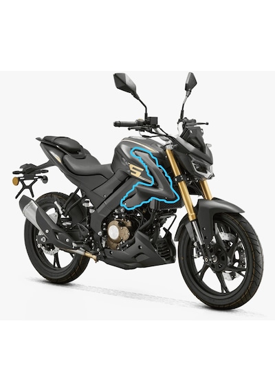 Rks Srk125 S İç Dizlik Sağ Karbon -