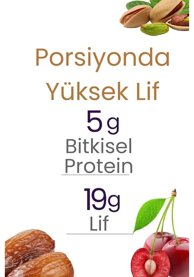 Fudge Antep Fıstığı Kaplı Vişneli Meyve Topları 55g X3 Adet