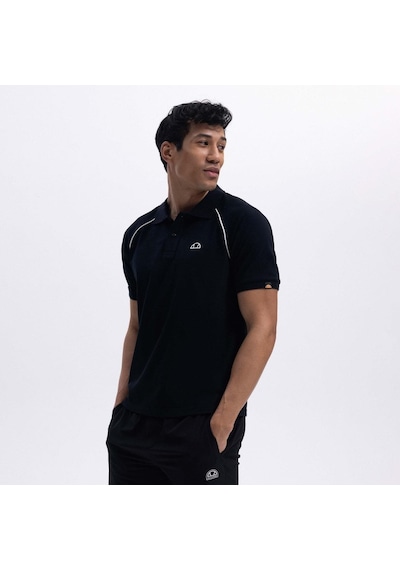 Ellesse Em407-bk Polo Yaka Erkek T-shirt - Siyah Siyah
