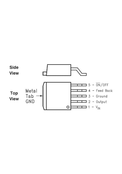 Lm2596S-5V Smd Dpak-2 Voltaj Regülatörü