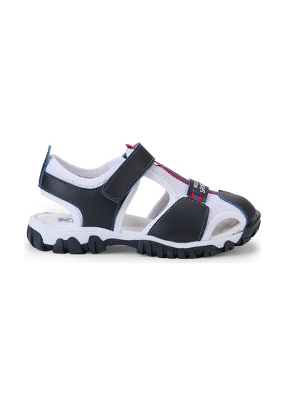 Kiko Kids Erkek Çocuk Sandalet Arz 2399 Lacivert - Beyaz - Kırmızı