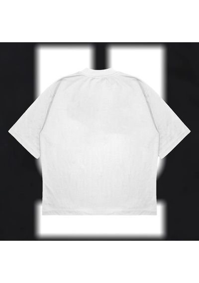 Tarzsokak Undercover Unisex Pamuklu Nefes Alan Kalın Kumaşlı Beyaz