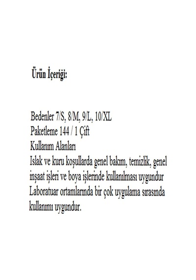Starline Neb Stl 2113 Kimyasal Eldiven - Stl-2113 (9 Numara L Bed (507682764)