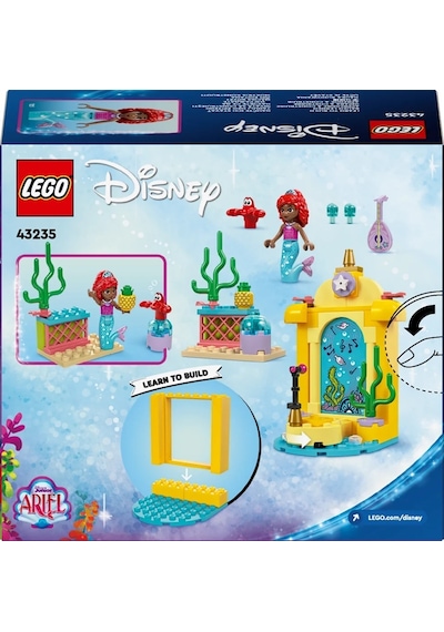LEGO® │ Disney Princess Ariel'in Müzik Sahnesi 43235 - 4 Yaş & Üzeri Çocuklar için Yaratıcı Oyuncak Yapım Seti (60 Parça)