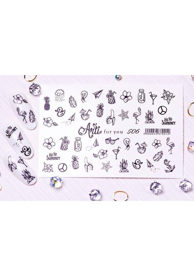 Stiker Arti 506 Beyaz