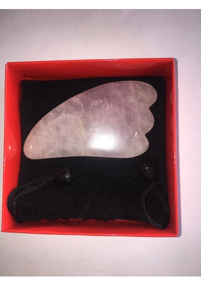 Gua Sha 10 Cm Kuvars Taşı Kuvars Kazıma Taşı