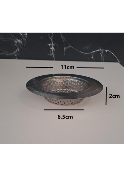 Çöp Mak Paslanmaz Seyyar Lavabo Süzgeci 11cm