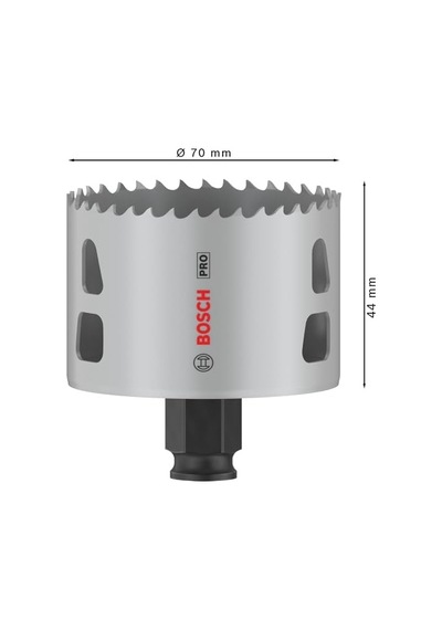 1 X Pro Multi Material Power Change Plus Hole Testere Softwood, Drywall, Ø 70 Mm, Professional Accessory Rotary Drill/drivers