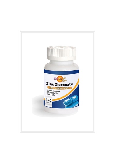 Meka Nutrition Zinc Gluconate 120 Tablet - Çinko Glukonat