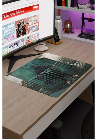 Lupin V1 48x40 Xl Gaming Kauçuk Kaymaz Taban Mouse Pad Fare Altlığı